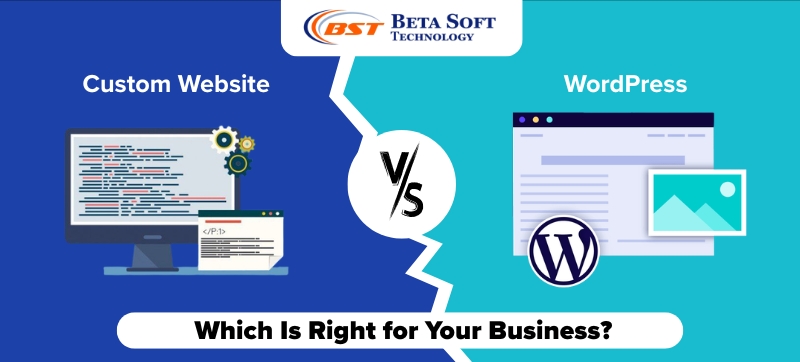 WordPress vs Custom Website comparison for SEO performance