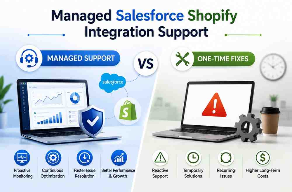 Salesforce-Shopify Integration Supportvs One-Time Fixes